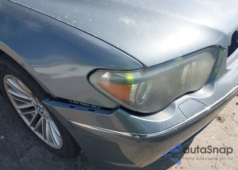 2004 BMW 745I из США, поврежденный, VIN WBAGL63444DP71192